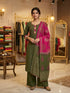 cambric-cotton-a-line-suit-set-with-katha-work-embroidered-pockets-paired-with-block-print-mul-cotton-dupatta-mehendi-green-1