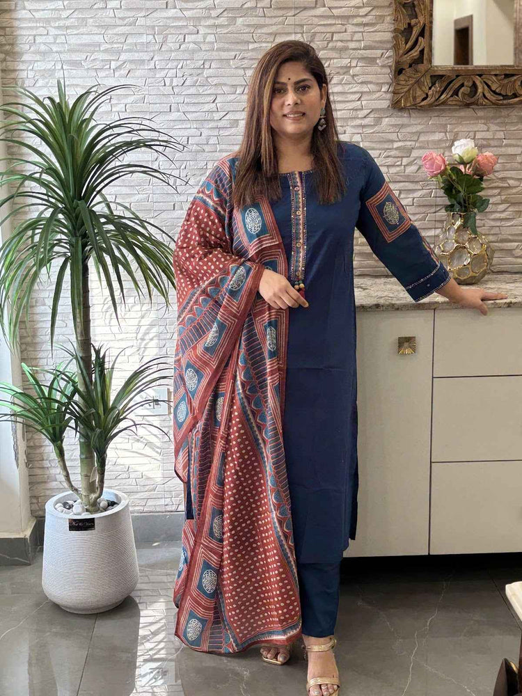 cambric-cotton-applique-mirror-work-suit-set-paired-with-digital-print-dupatta-indigo-blue-1