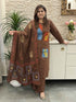 cambric-cotton-applique-work-suit-set-with-block-print-mul-cotton-dupatta-brown-1