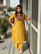 cambric-cotton-embroidered-a-line-suit-set-with-patch-work-at-back-embroidered-pockets-mustard-1