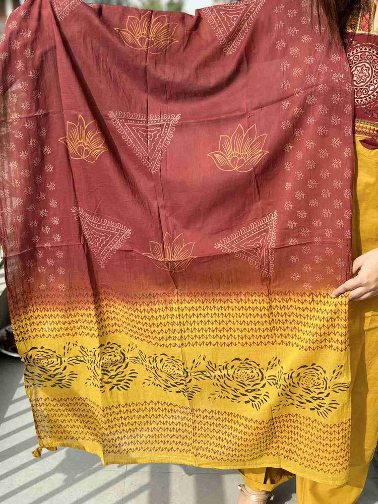 cambric-cotton-embroidered-a-line-suit-set-with-patch-work-at-back-embroidered-pockets-mustard-5