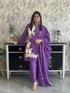 chanderi-appliquÃ©-work-hand-embroidered-short-kurta-style-suit-set-purple-1