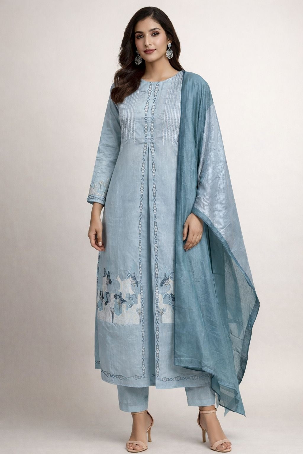 chanderi-embroidered-box-pleated-suit-set-with-mul-cotton-lining-ice-blue-1
