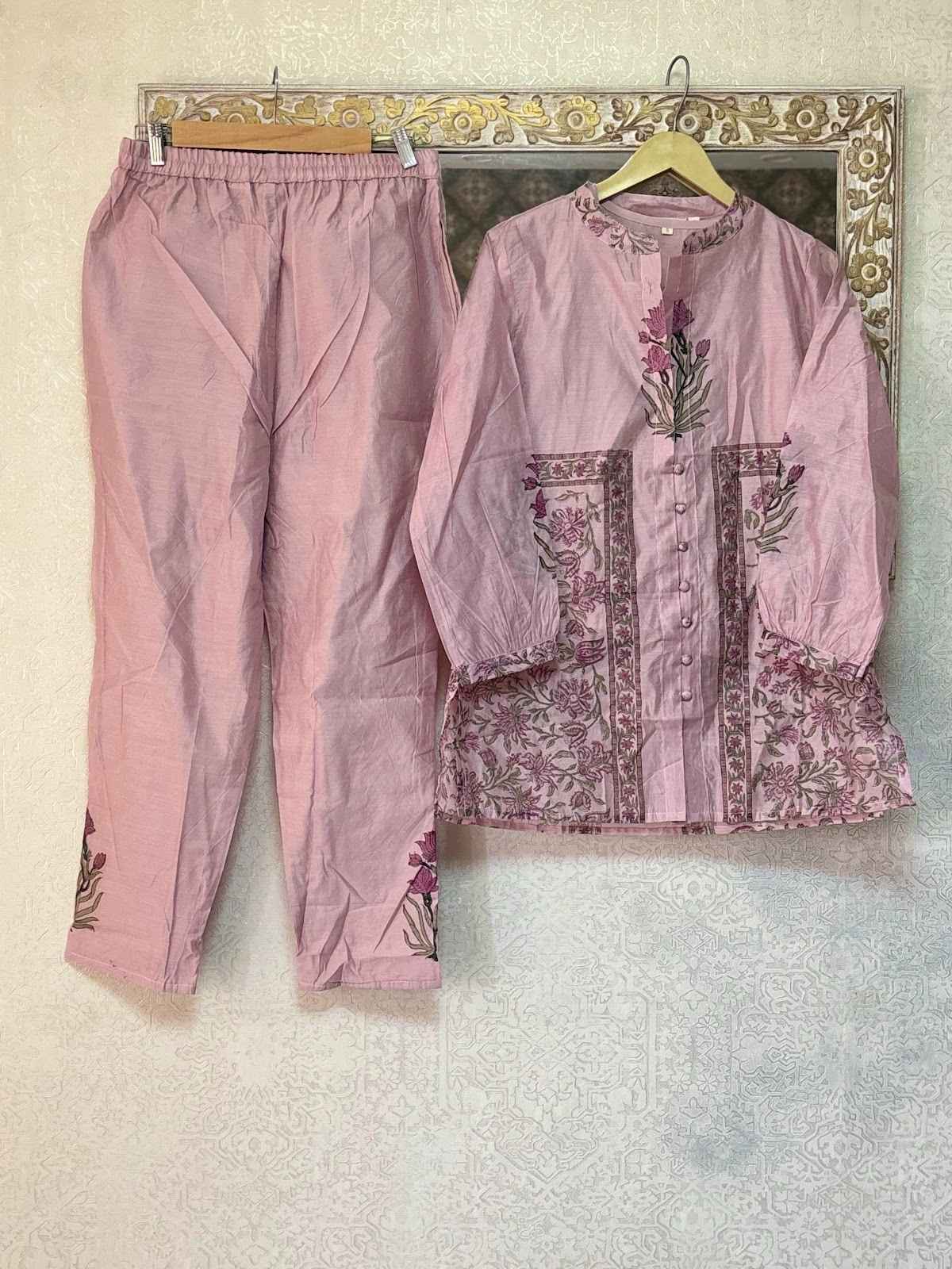 chanderi-hand-block-print-co-ord-set-with-separate-cotton-inner-lavender-1