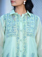 chanderi-hand-block-print-co-ord-set-with-separate-inner-green-2