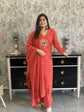 chanderi-hand-embroidered-straight-fit-suit-set-rust-1