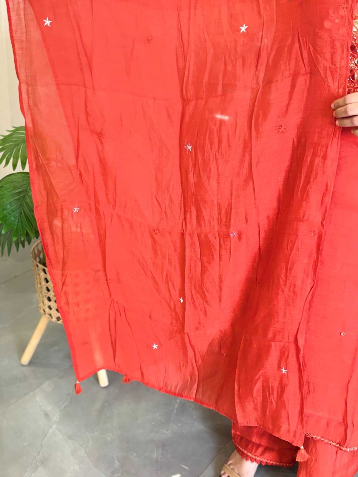 chanderi-hand-embroidered-straight-fit-suit-set-rust-4