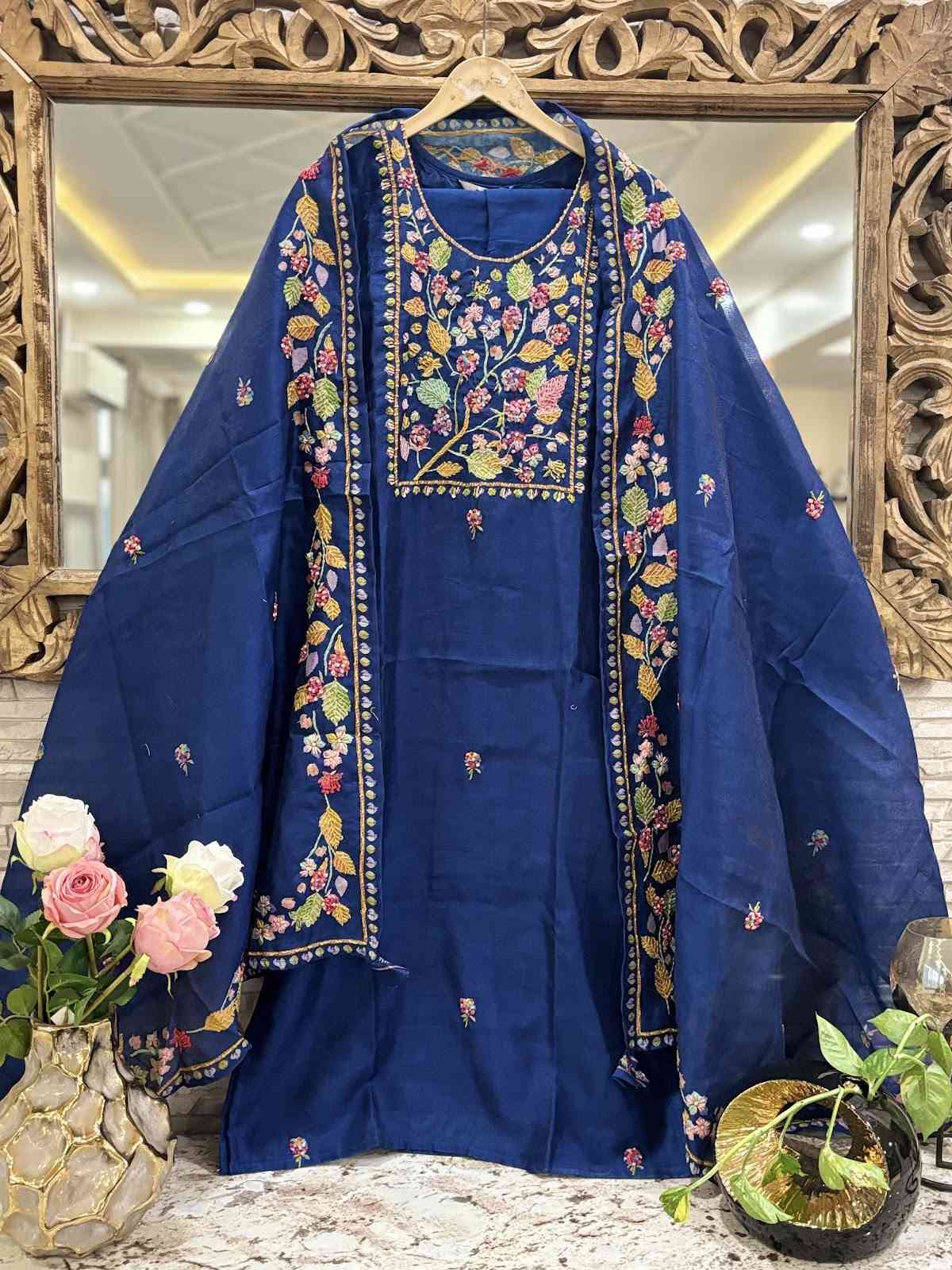 chanderi-hand-embroidered-straight-fit-suit-set-with-cotton-lining-navy-blue-1