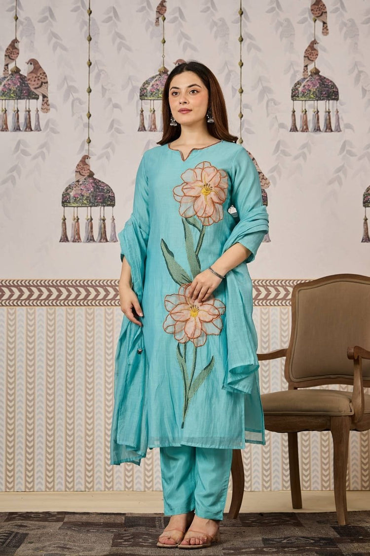 chanderi-straight-fit-applique-work-suit-set-with-lining-blue-3
