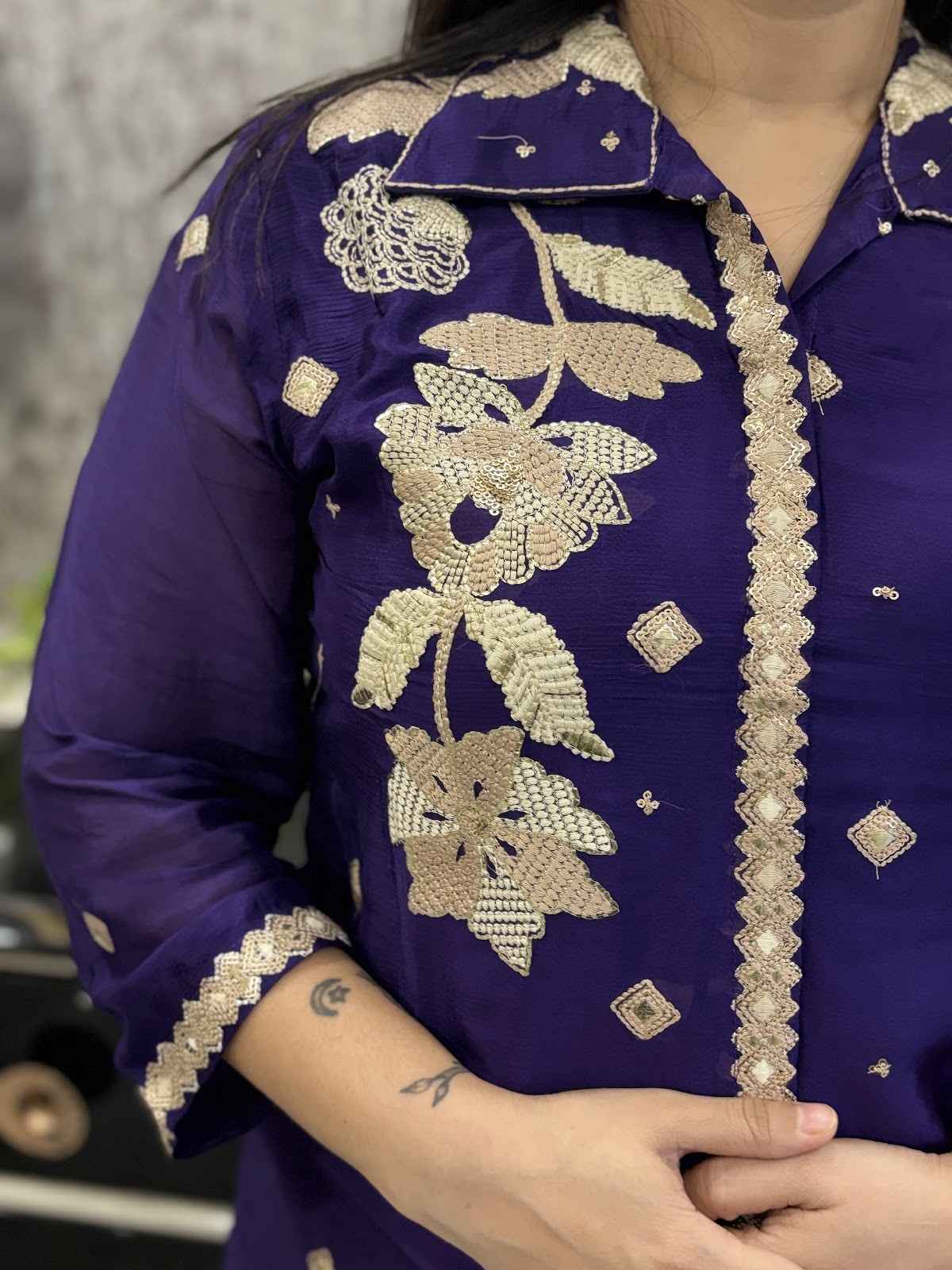 chinnon-embroidered-festive-wear-co-ord-set-purple-2