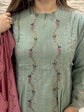 cotton-crepe-embroidered-a-line-suit-set-with-cotton-lining-paired-with-contrast-embroidered-dupatta-earthy-green-2