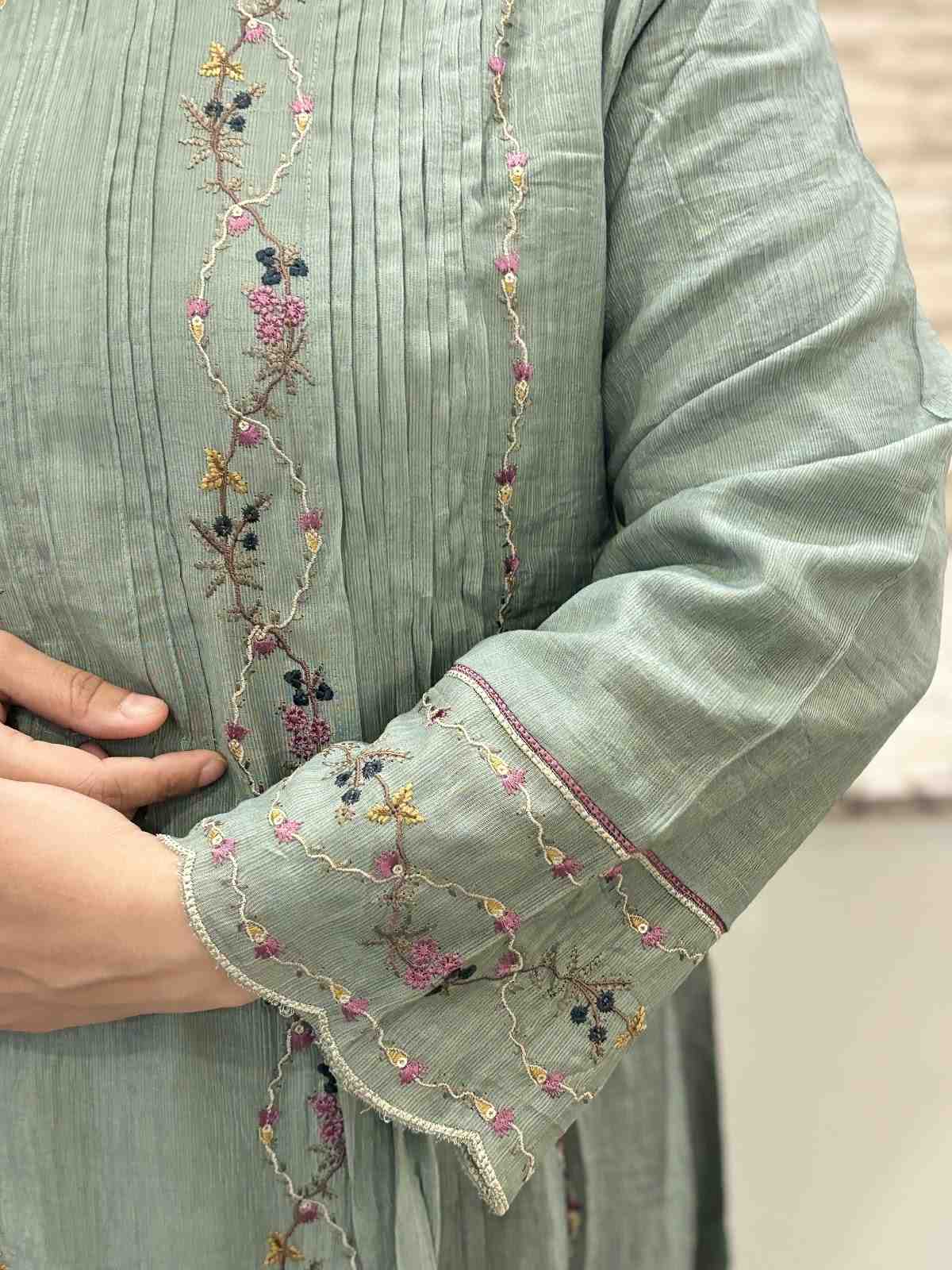 cotton-crepe-embroidered-a-line-suit-set-with-cotton-lining-paired-with-contrast-embroidered-dupatta-earthy-green-3