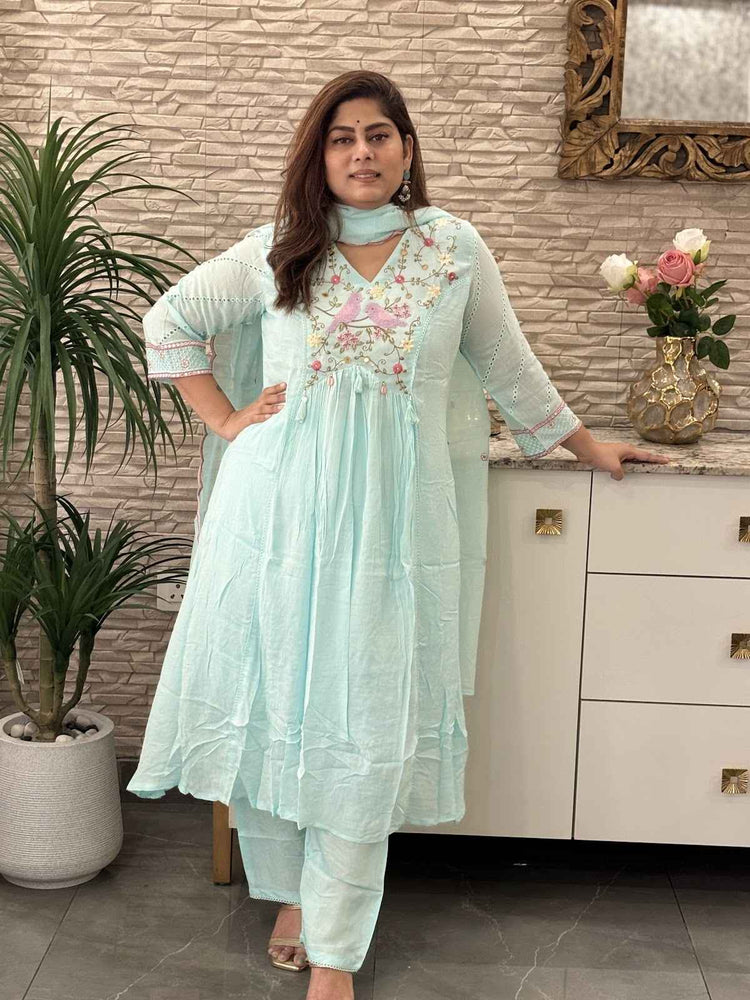 cotton-crepe-embroidered-a-line-suit-set-with-embroidered-schiffili-sleeves-cotton-lining-sky-blue-1