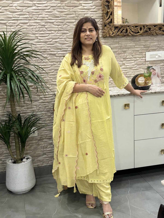 cotton-crepe-hand-embroidered-suit-with-lining-yellow-1