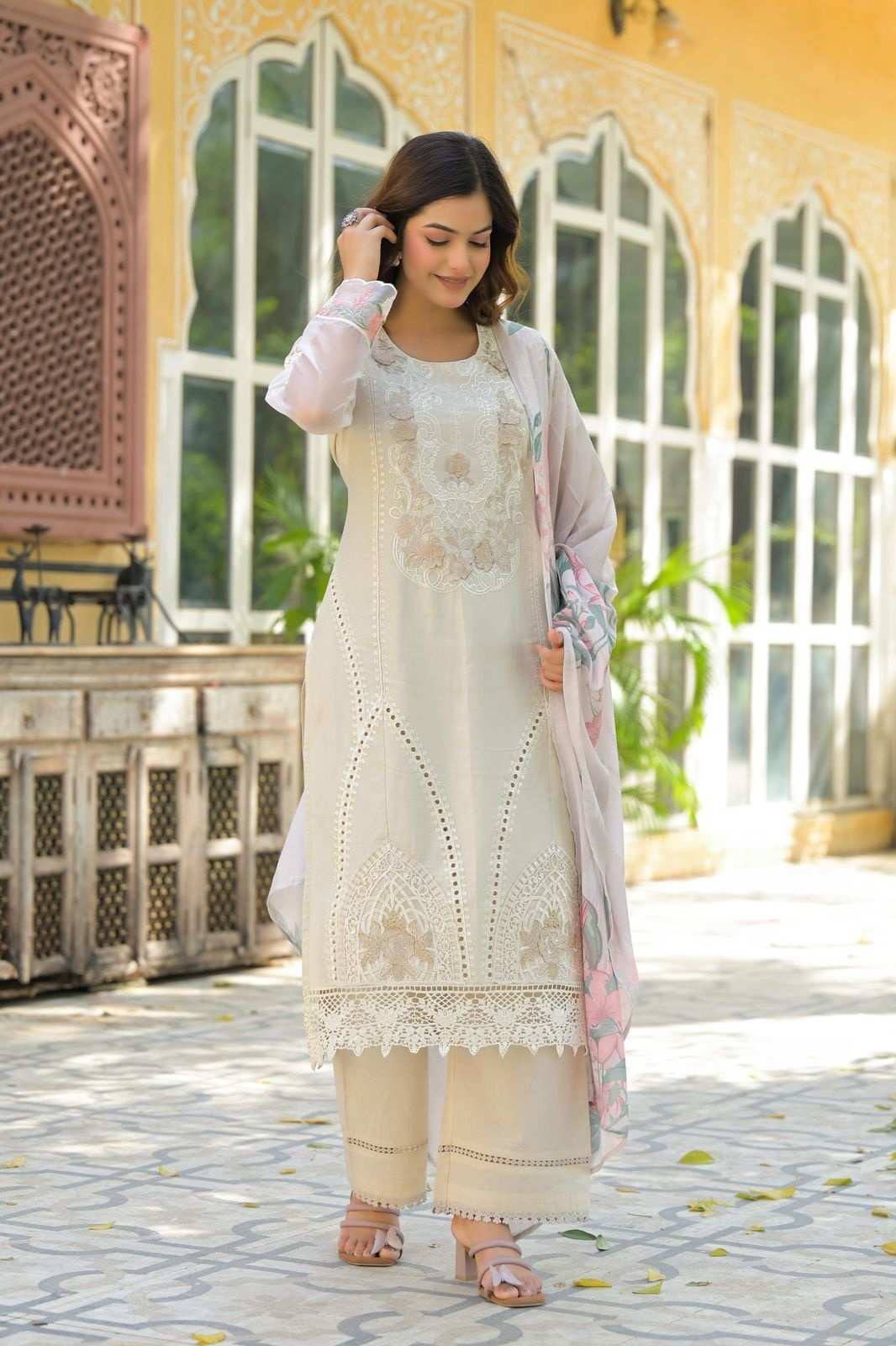 cotton-embroidered-pakistani-style-suit-set-paired-with-digital-print-dupatta-beige-2