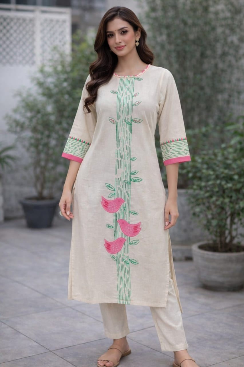 cotton-flex-block-print-kurta-off-white-1