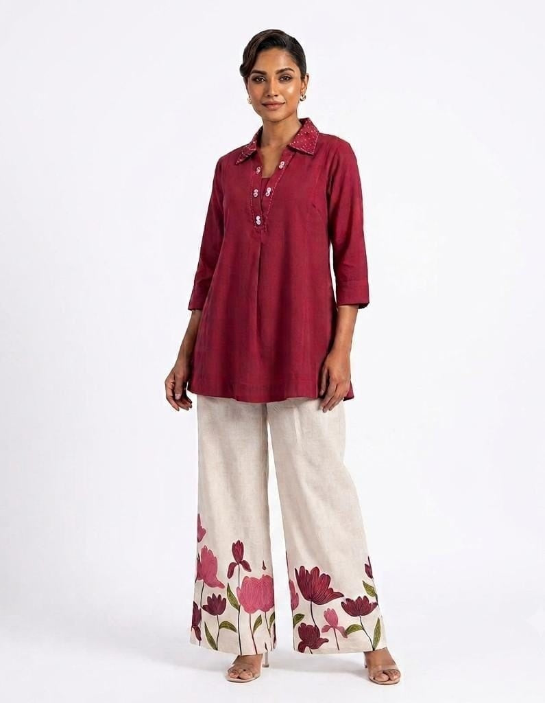 cotton-flex-co-ord-set-with-digital-print-bottom-maroon-1