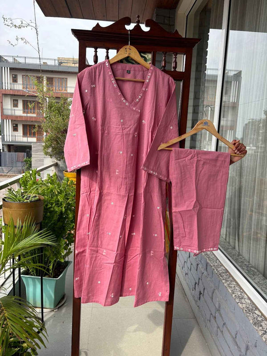 cotton-flex-embroidered-a-line-pant-set-pink-1