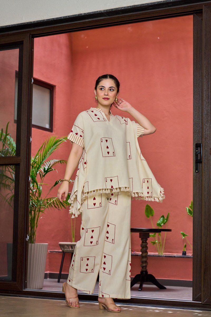 cotton-flex-playing-cards-print-co-ord-set-with-tassels-beige-5