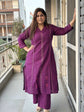 cotton-handloom-hand-block-print-a-line-pant-set-purple-1