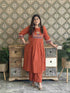 cotton-handloom-pant-setvwith-embroidery-at-front-back-rust-1