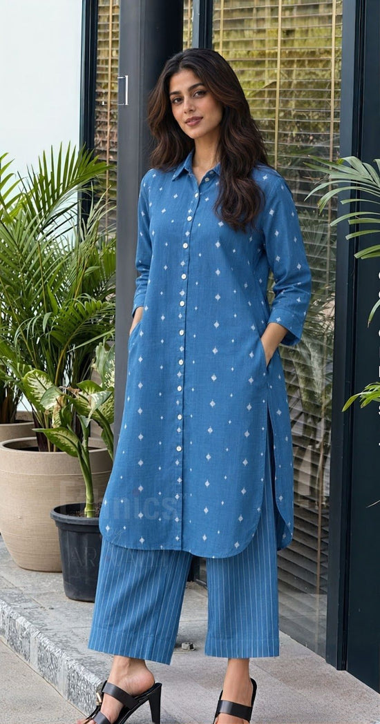cotton-handloom-weaving-pant-set-with-pockets-blue-1