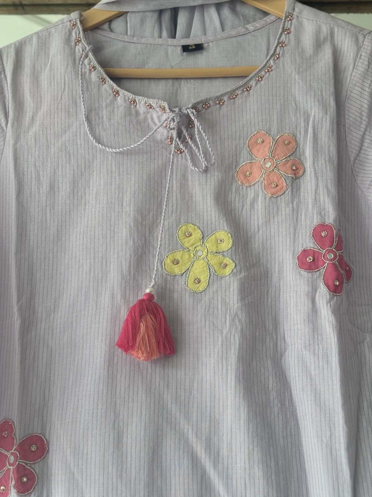 cotton-silly-appliquÃ©-work-suit-set-with-mul-cotton-lining-lavender-2