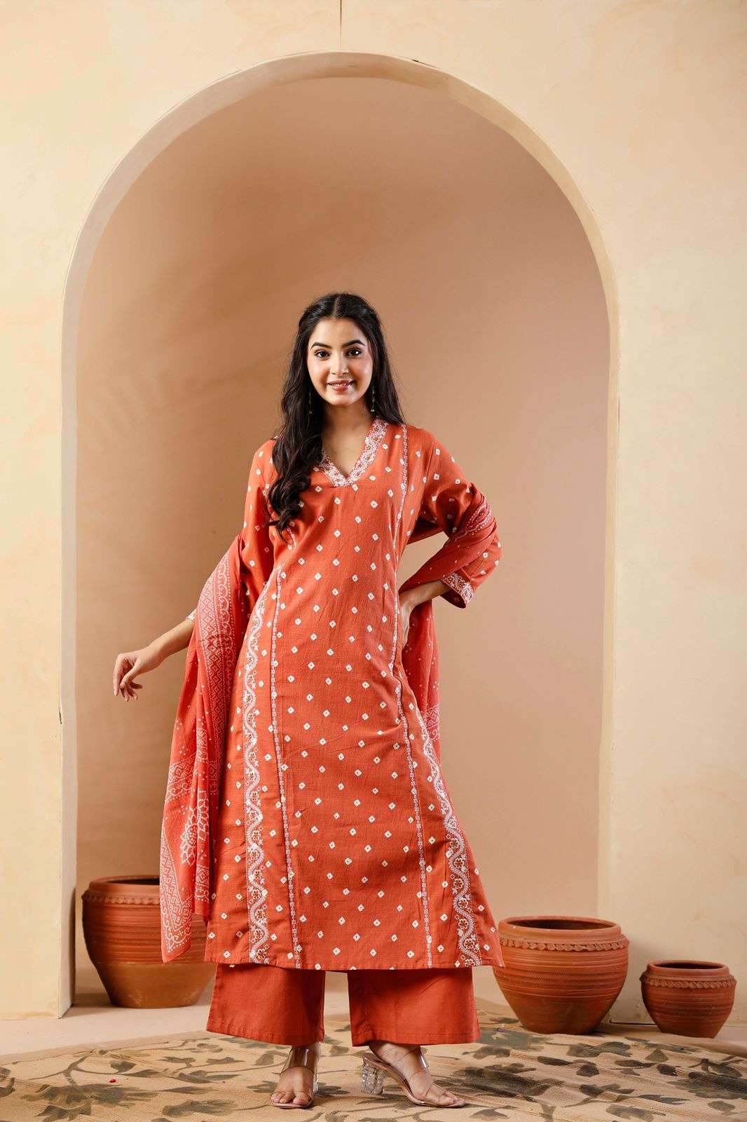 cotton-slub-embroidered-suit-set-rust-4
