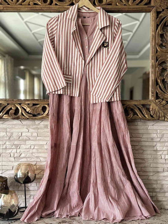 crush-cotton-dress-with-pockets-paired-with-cotton-jacket-1
