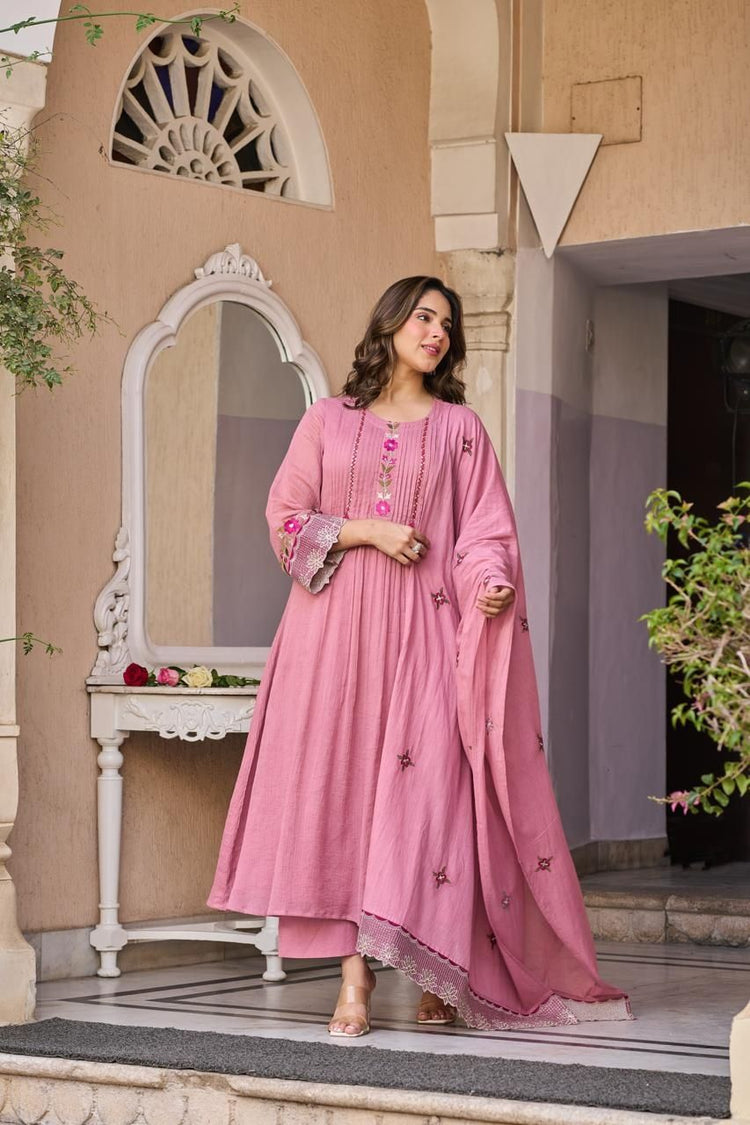 crush-cotton-embroidered-suit-set-with-gathers-paired-with-mul-cotton-embroidered-dupatta-pink-1