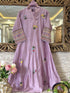 dola-silk-hand-embroidered-a-line-suit-set-with-mul-cotton-lining-paired-with-organza-dupatta-lavender-1