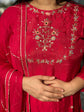 dola-silk-hand-embroidered-suit-set-paired-with-gota-work-pure-chiffon-dupatta-red-2