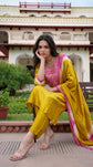 gajji-silk-shibori-print-suit-set-paired-with-shibori-print-organza-dupatta-mustard-5