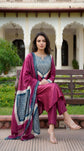 gajji-silk-shibori-print-suit-set-paired-with-shibori-print-organza-dupatta-pink-1