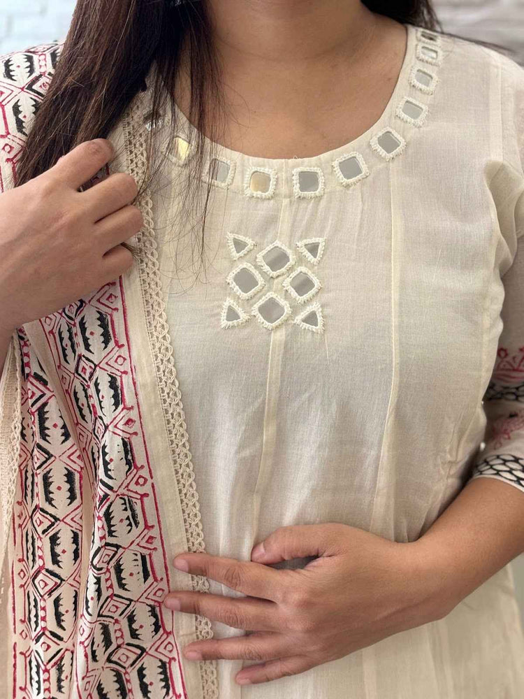 hand-block-kora-cotton-mirror-work-anarkali-suit-set-with-lining-tassels-off-white-2
