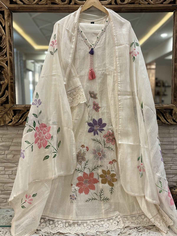 kora-cotton-embroidered-a-line-suit-set-with-hand-painted-cotton-dupatta-off-white-1