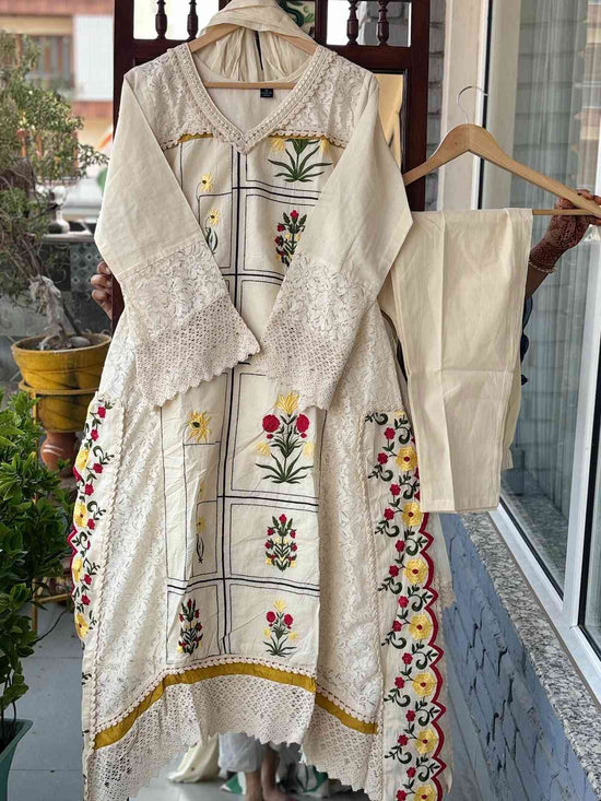 kora-cotton-embroidered-c-cut-suit-set-embellished-with-different-cotton-laces-off-white-1
