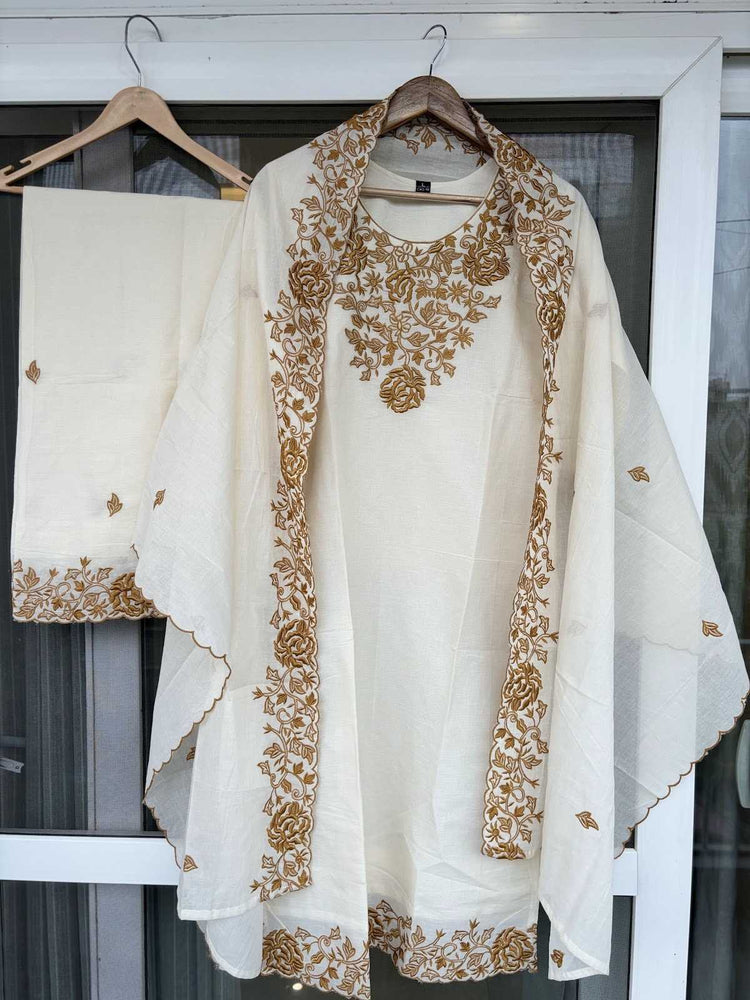 kora-cotton-embroidered-straight-fit-suit-set-with-designer-pants-off-white-1