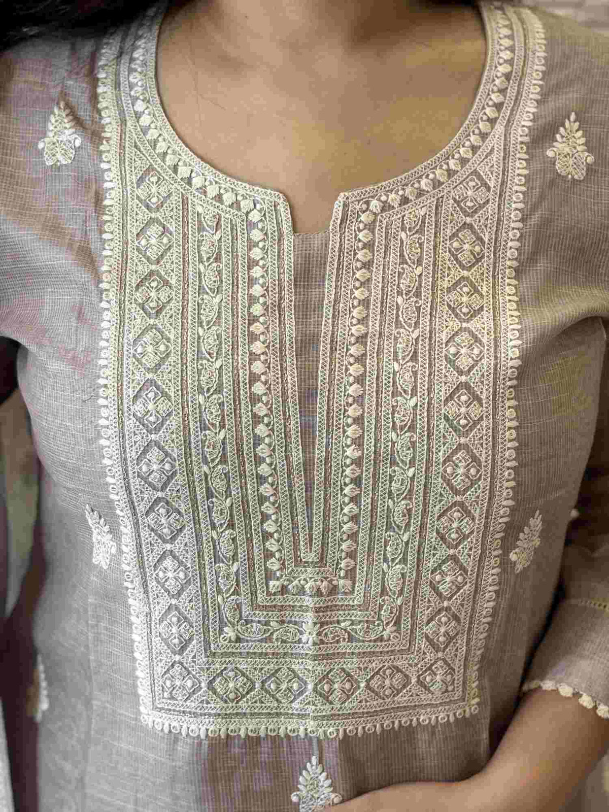 kota-chanderi-fabric-embroidered-straight-fit-suit-set-with-mul-cotton-lining-camel-3