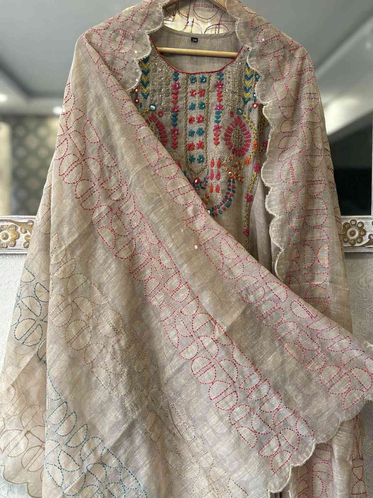 linen-chander-hand-embroidered-suit-set-with-katha-work-chanderi-dupatta-colour-cheeku-3