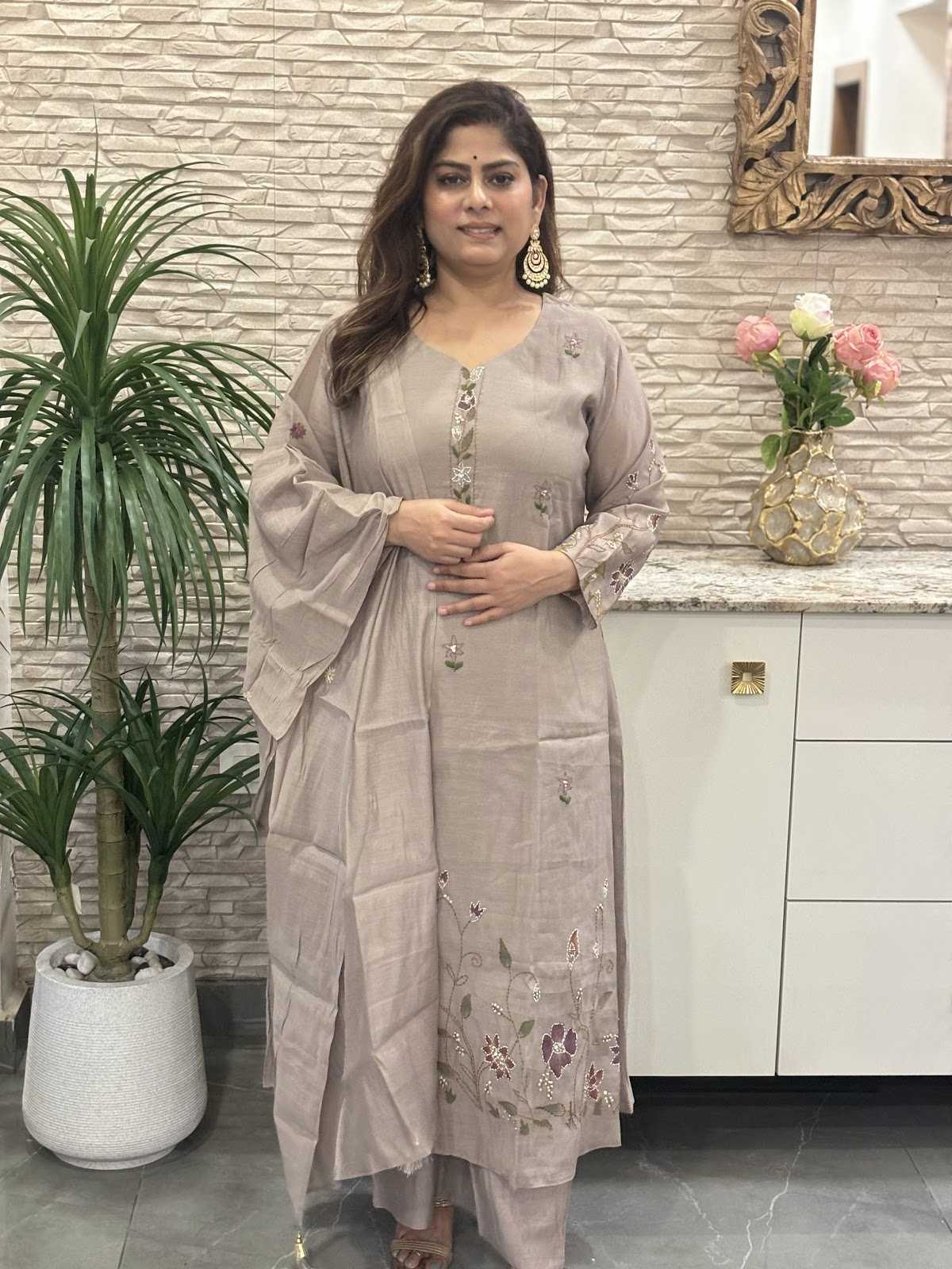 mul-chanderi-a-line-hand-painted-hand-embroidered-suit-set-with-mul-cotton-lining-grey-1