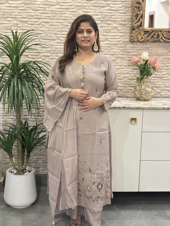 mul-chanderi-a-line-hand-painted-hand-embroidered-suit-set-with-mul-cotton-lining-grey-1