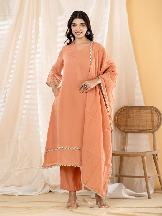 mul-chanderi-a-line-lace-work-suit-set-with-mul-cotton-lining-peach-1