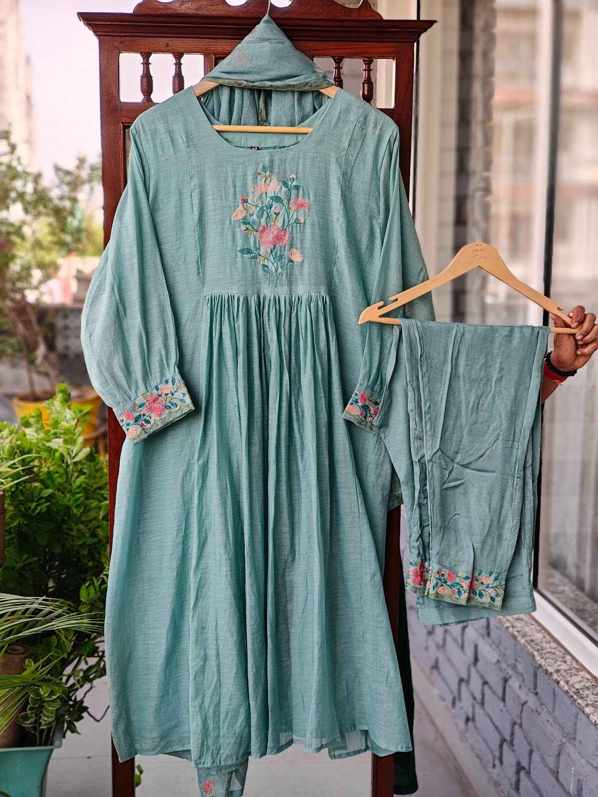 mul-chanderi-a-line-suit-with-embroidered-sleeves-pants-paired-with-chanderi-embroidered-dupatta-powder-blue-1