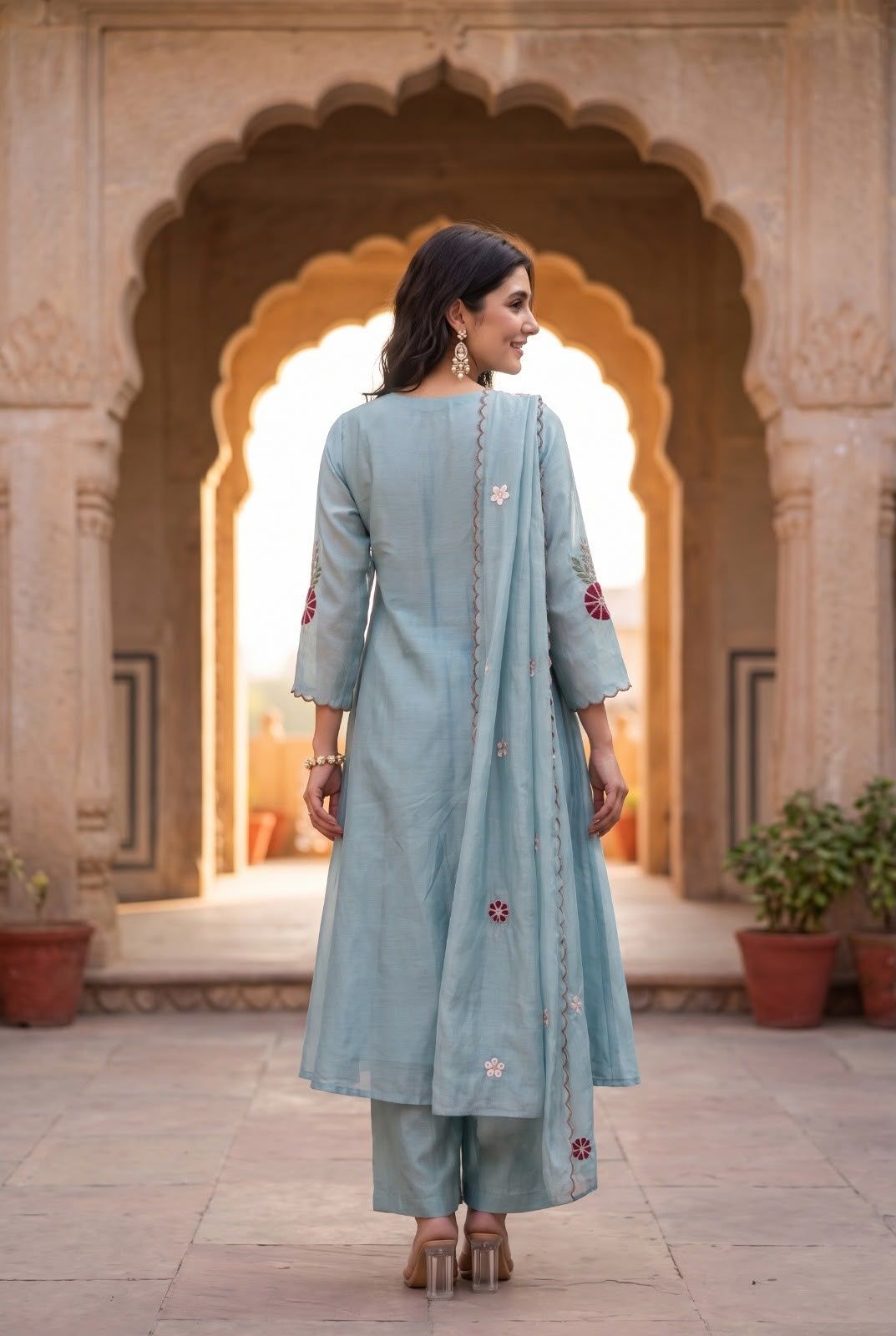 mul-chanderi-aa-line-embroidered-suit-set-with-side-gathers-mul-cotton-lining-pastel-blue-5