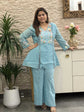 mul-chanderi-embroidered-co-ord-set-with-lining-front-slit-paired-with-kali-palazzo-blue-1