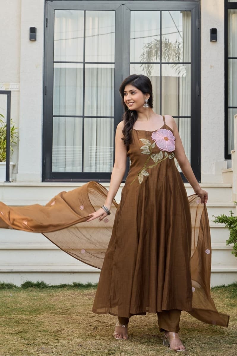 mul-chanderi-embroidered-suit-set-with-3d-flowers-brown-1