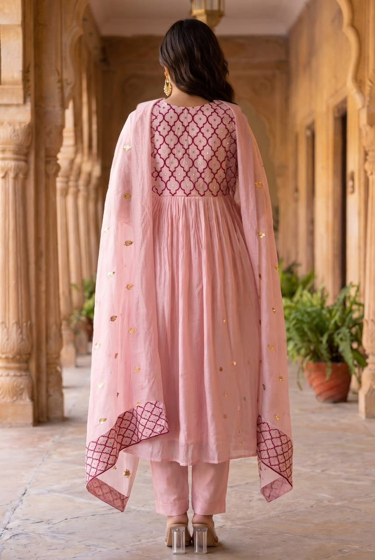 mul-chanderi-embroidered-suit-set-with-gathers-mul-cotton-lining-pink-5
