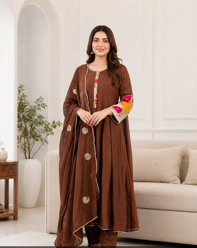 mul-chanderi-hand-embroidered-anarkali-with-mul-cotton-lining-brown-1