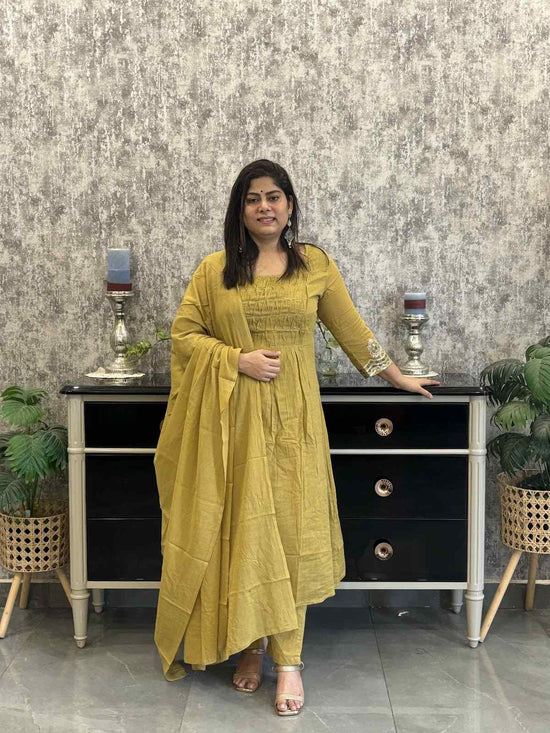 mul-cotton-embroidered-a-line-suit-set-mustard-1